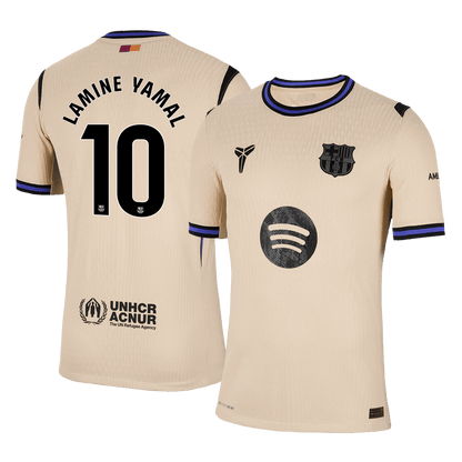 Barcelona Udebanebanetrøje Spillerversion 2025/26 LAMINE YAMAL #10