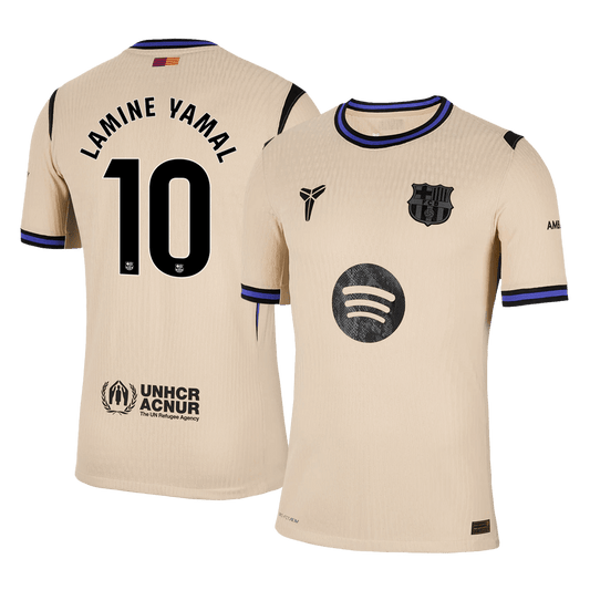 Barcelona Udebanebanetrøje Spillerversion 2025/26 LAMINE YAMAL #10