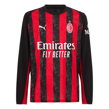 AC Milan Langærmet Hjemmebanetrøje 2025/26
