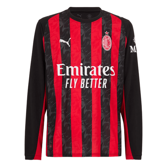 AC Milan Langærmet Hjemmebanetrøje 2025/26